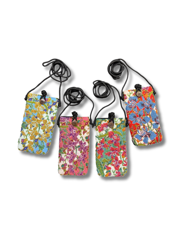 Orchid Handphone Pouch