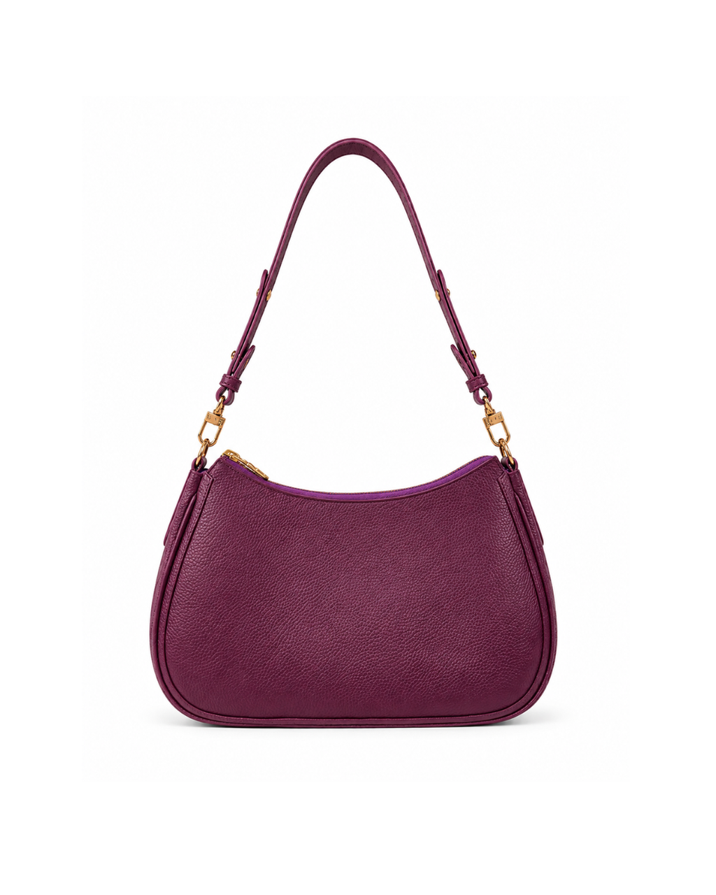 (SHBLSB-ORBLURED-PUR) Blue Red Orchid Purple Leather Shoulder Bag