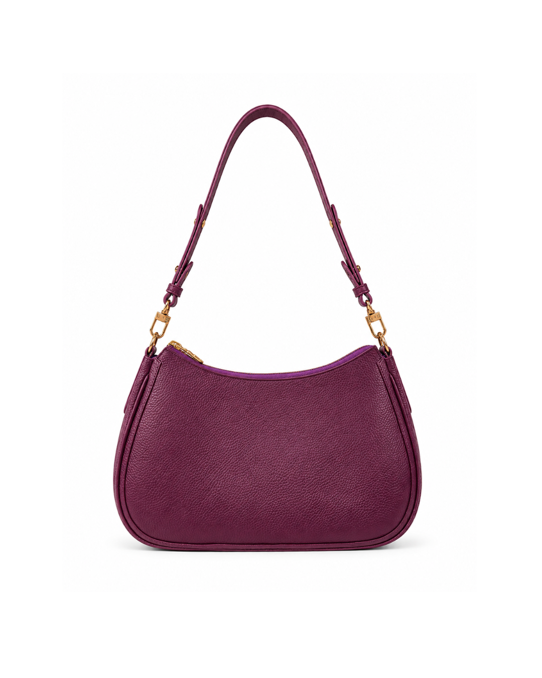 (SHBLSB-ORBLURED-PUR) Blue Red Orchid Purple Leather Shoulder Bag