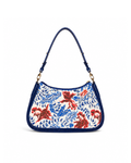 (SHBLSB-GF-BLU) Blue Goldfish Leather Shoulder Bag