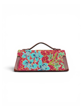 (TTCLTB-OR-MAR) Maroon Orchid Leather Trapeze Bag