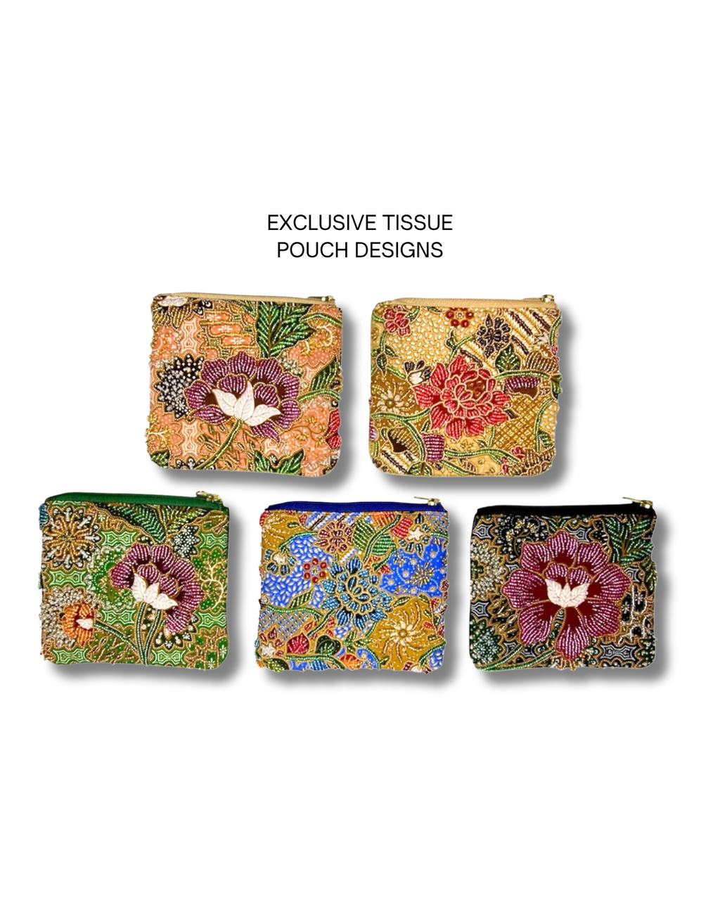 Peranakan Batik Trio Pouch Series (Blind Box)
