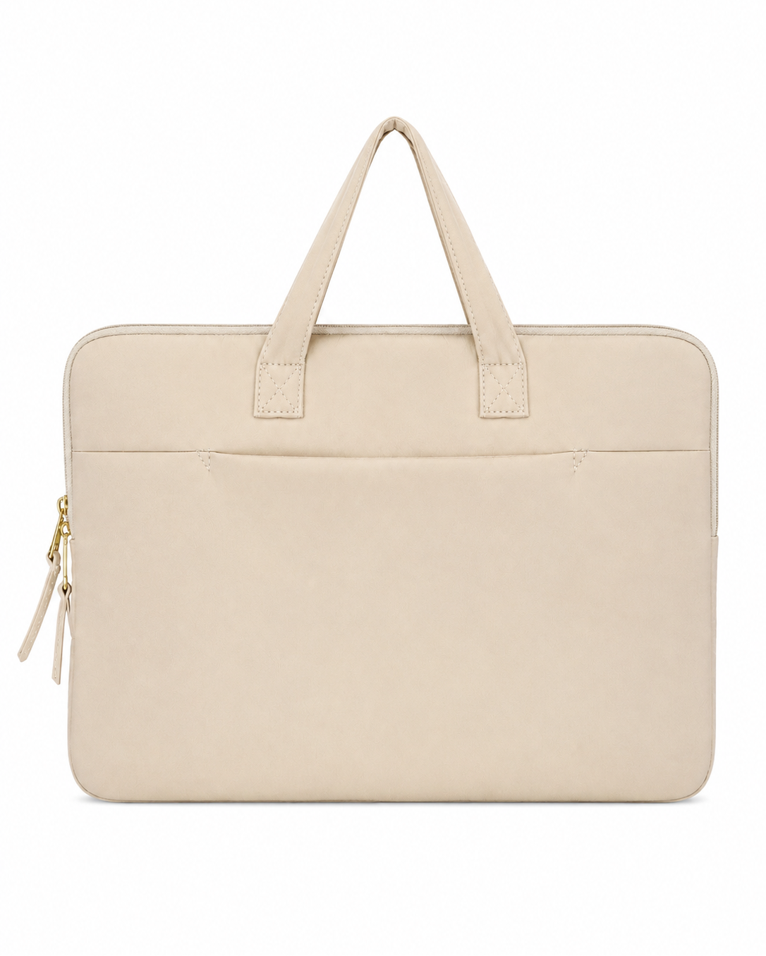 (LTBPELB-PP-CRM) Cream Puffer Pineapple Peony Laptop Bag