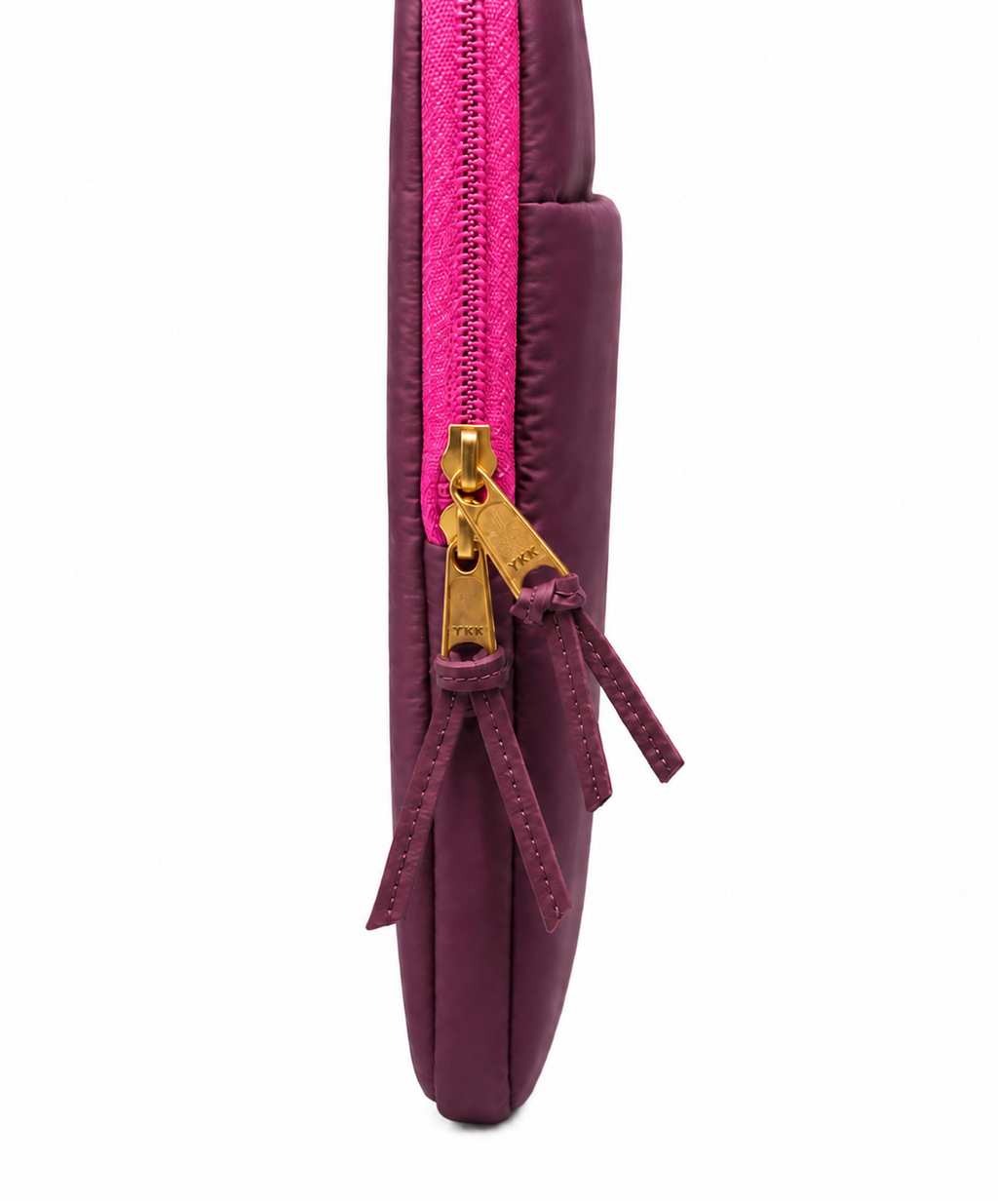 (LTBPELB-PUR-PP) Purple Puffer Pineapple Peony Embroidery Laptop Bag