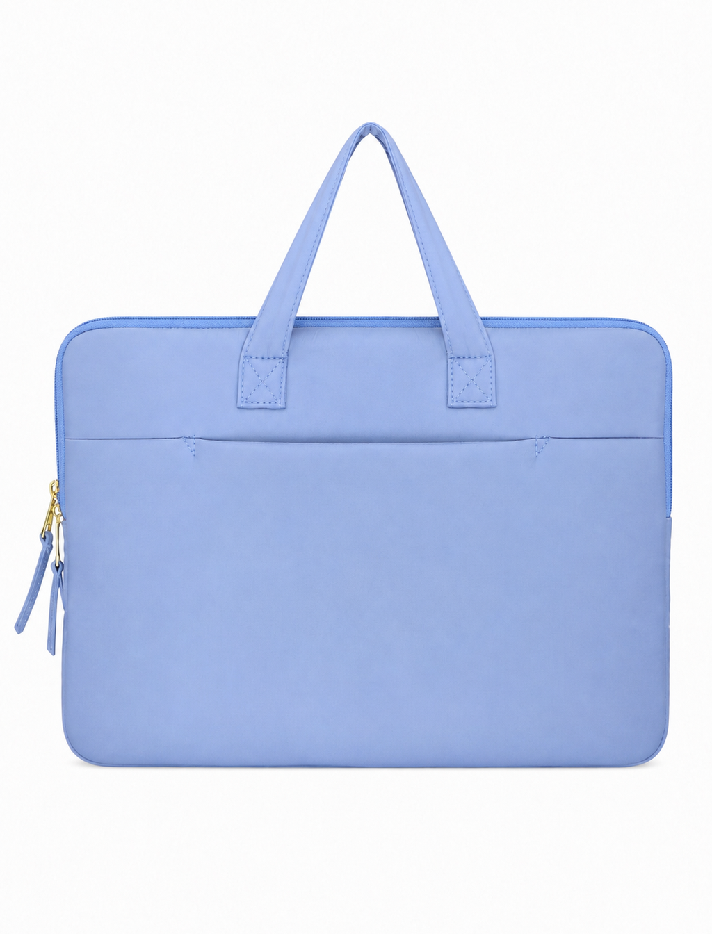 (LTBPELB-PP-LBL) Light Blue Puffer Pineapple Peony Laptop Bag
