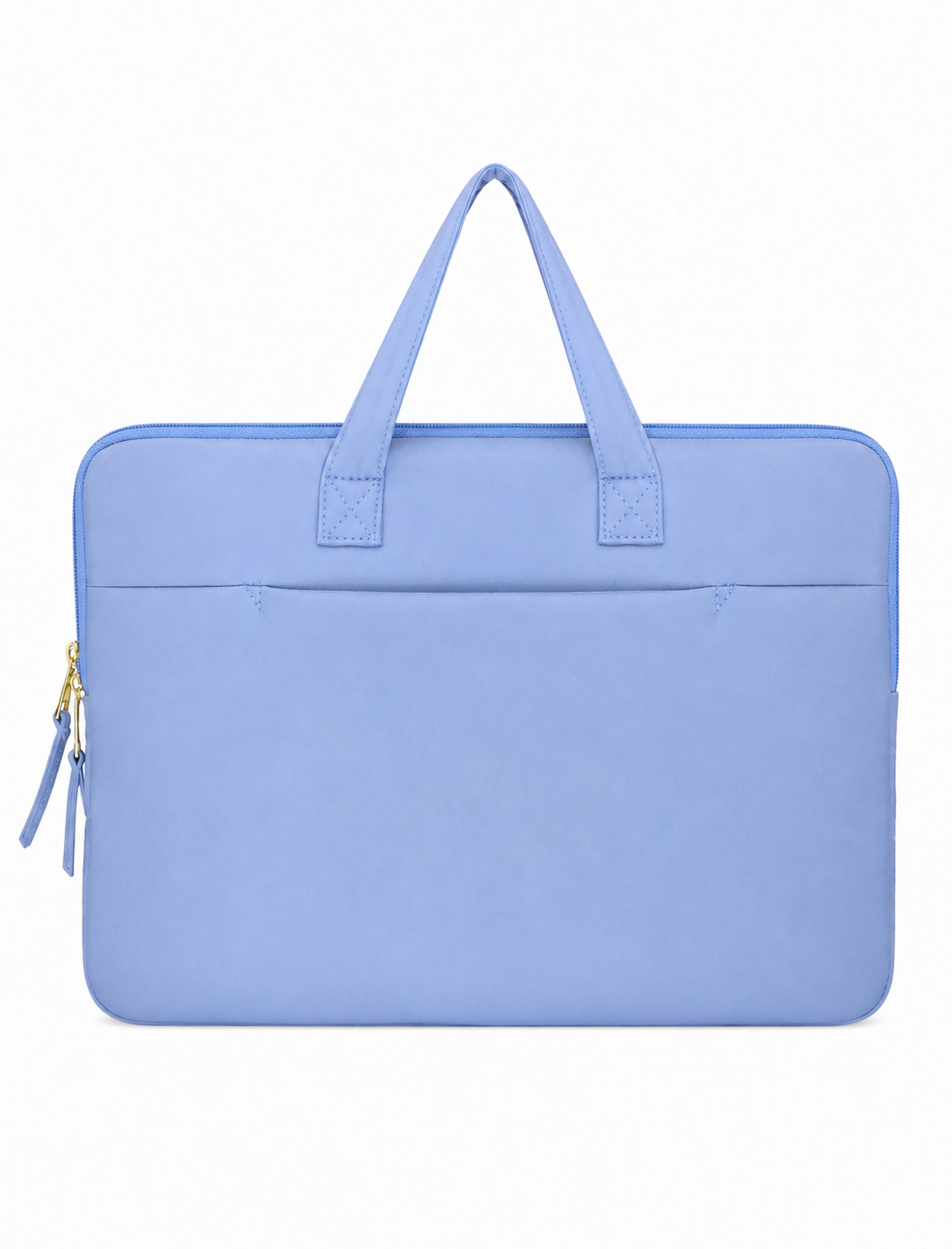 (LTBPELB-PP-LBL) Light Blue Puffer Pineapple Peony Laptop Bag