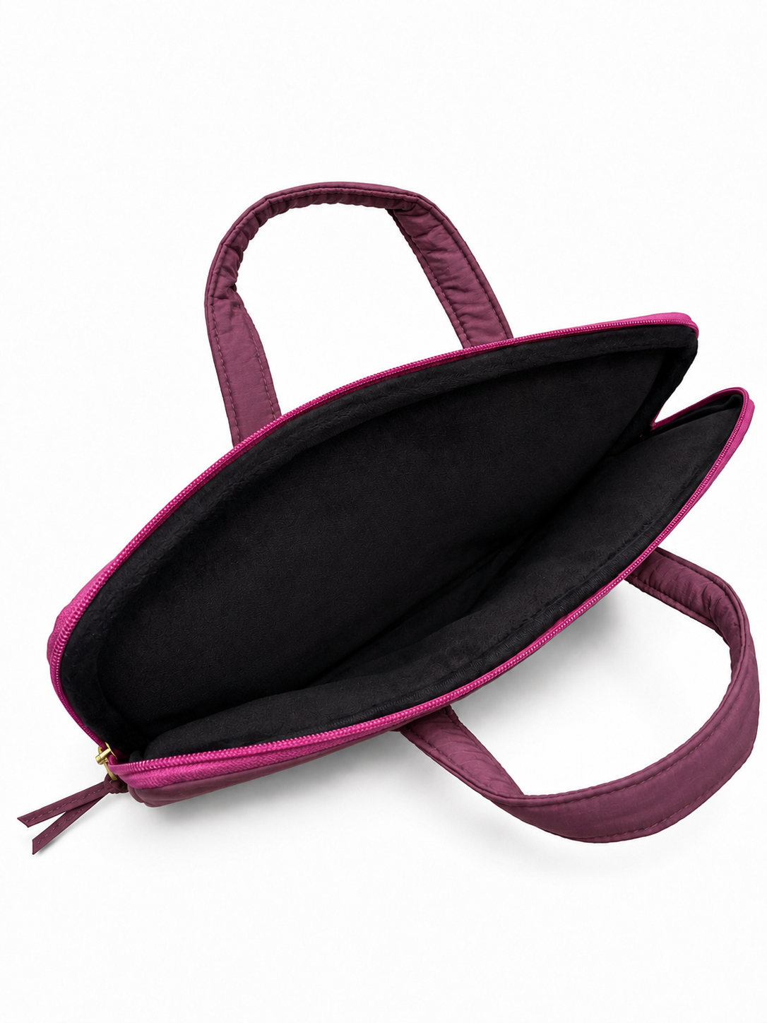 (LTBPELB-PP-PUR) Purple Puffer Pineapple Peony Laptop Bag