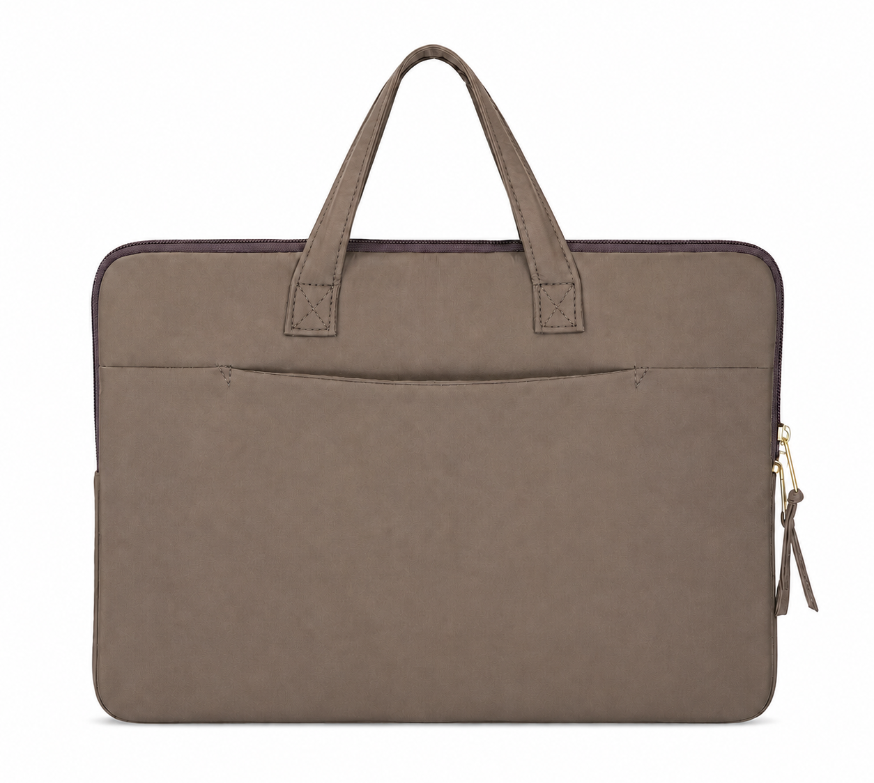 (LTBPELB-PP-BRN) Brown Puffer Pineapple Peony Laptop Bag