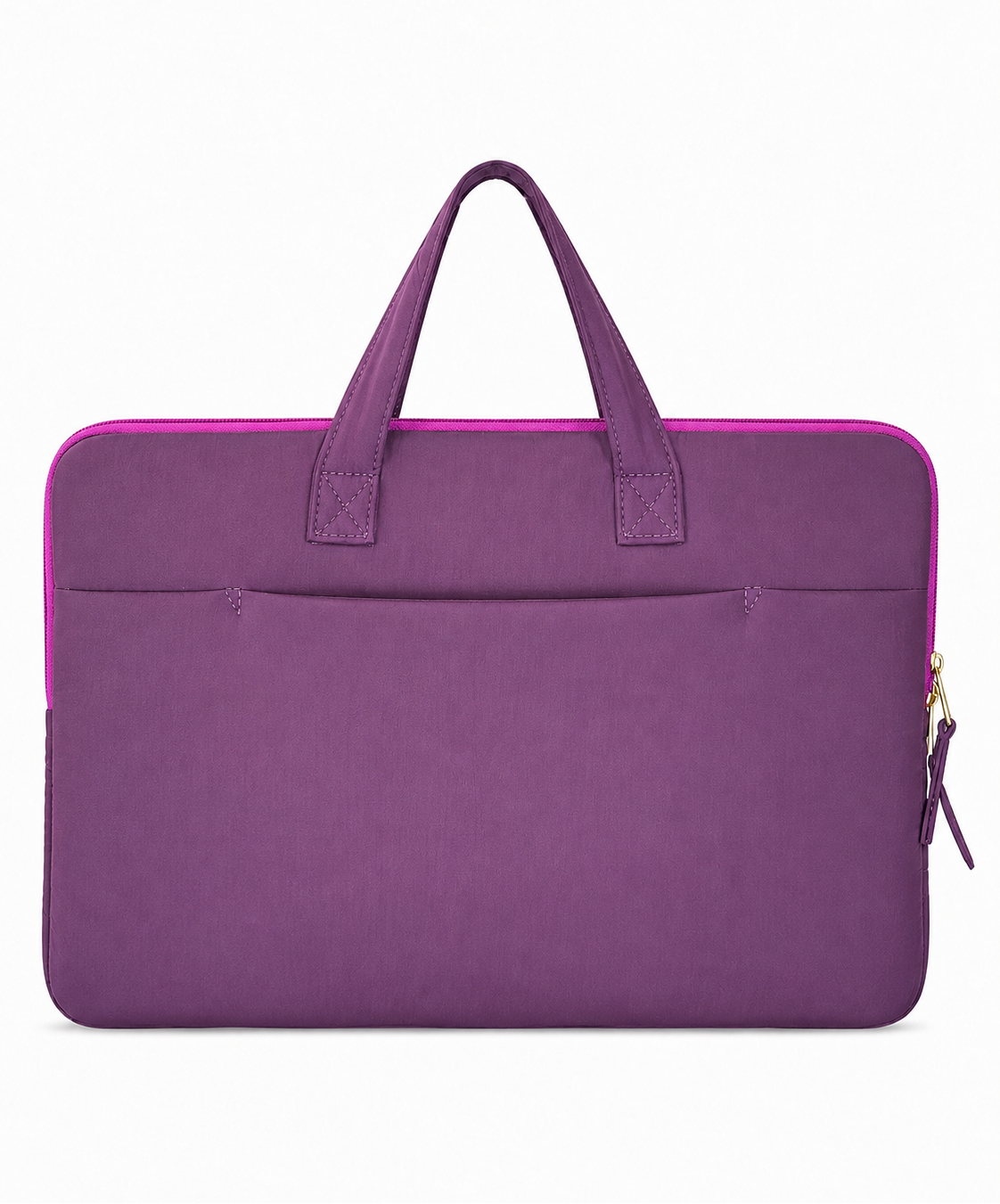 (LTBPELB-PP-PUR) Purple Puffer Pineapple Peony Laptop Bag