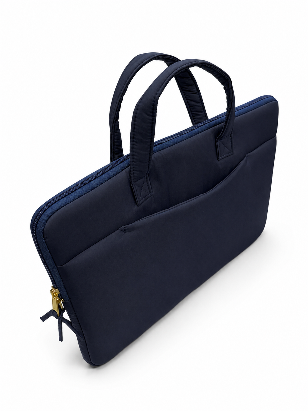 (LTBPELB-PP-BLU) Blue Puffer Pineapple Peony Laptop Bag