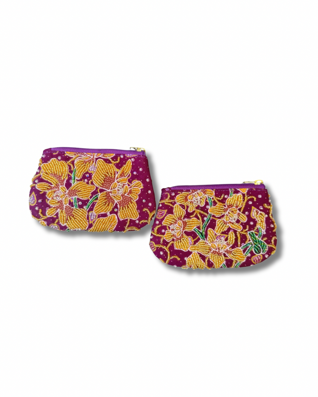 Orchid Coin Pouch