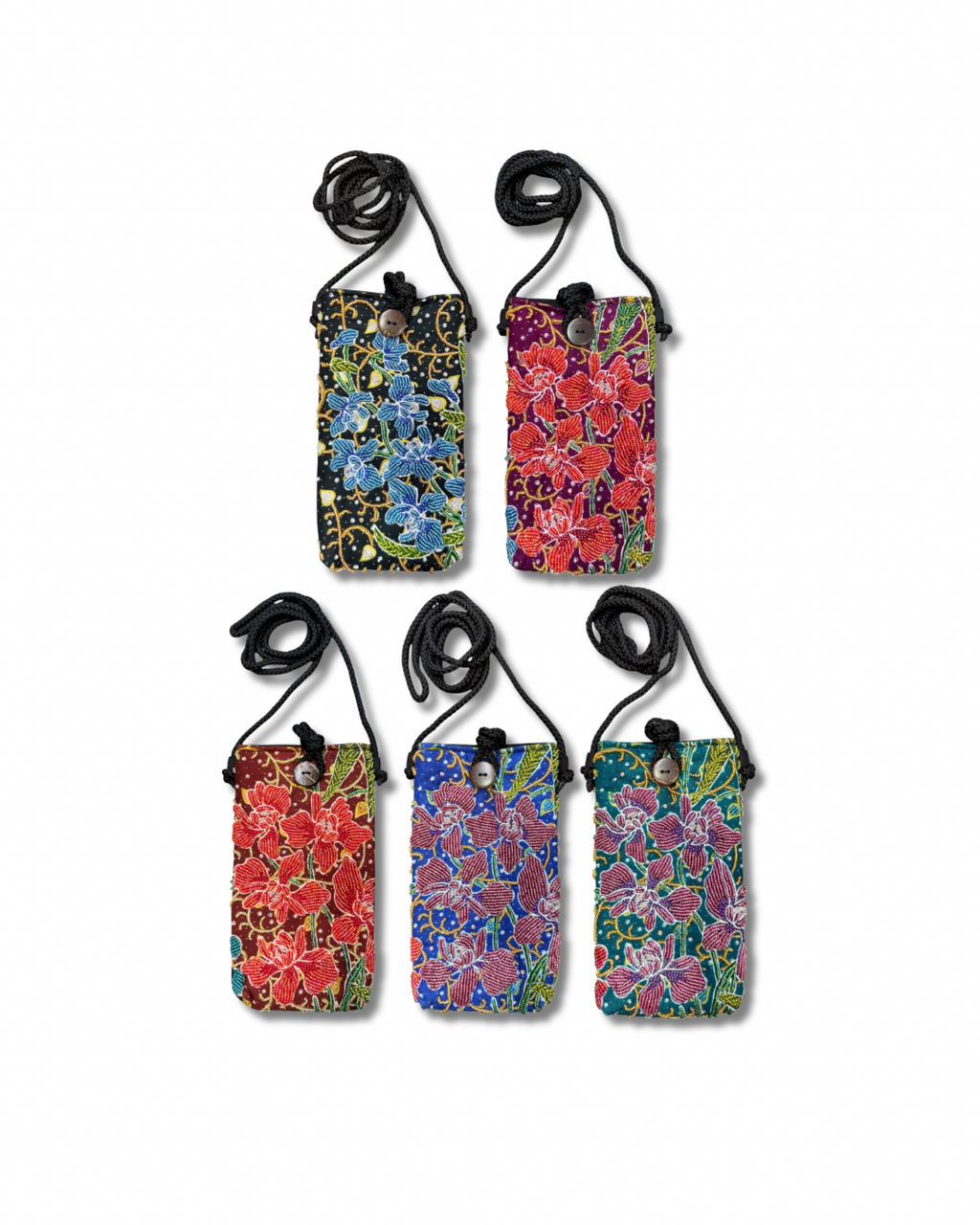 Orchid Handphone Pouch