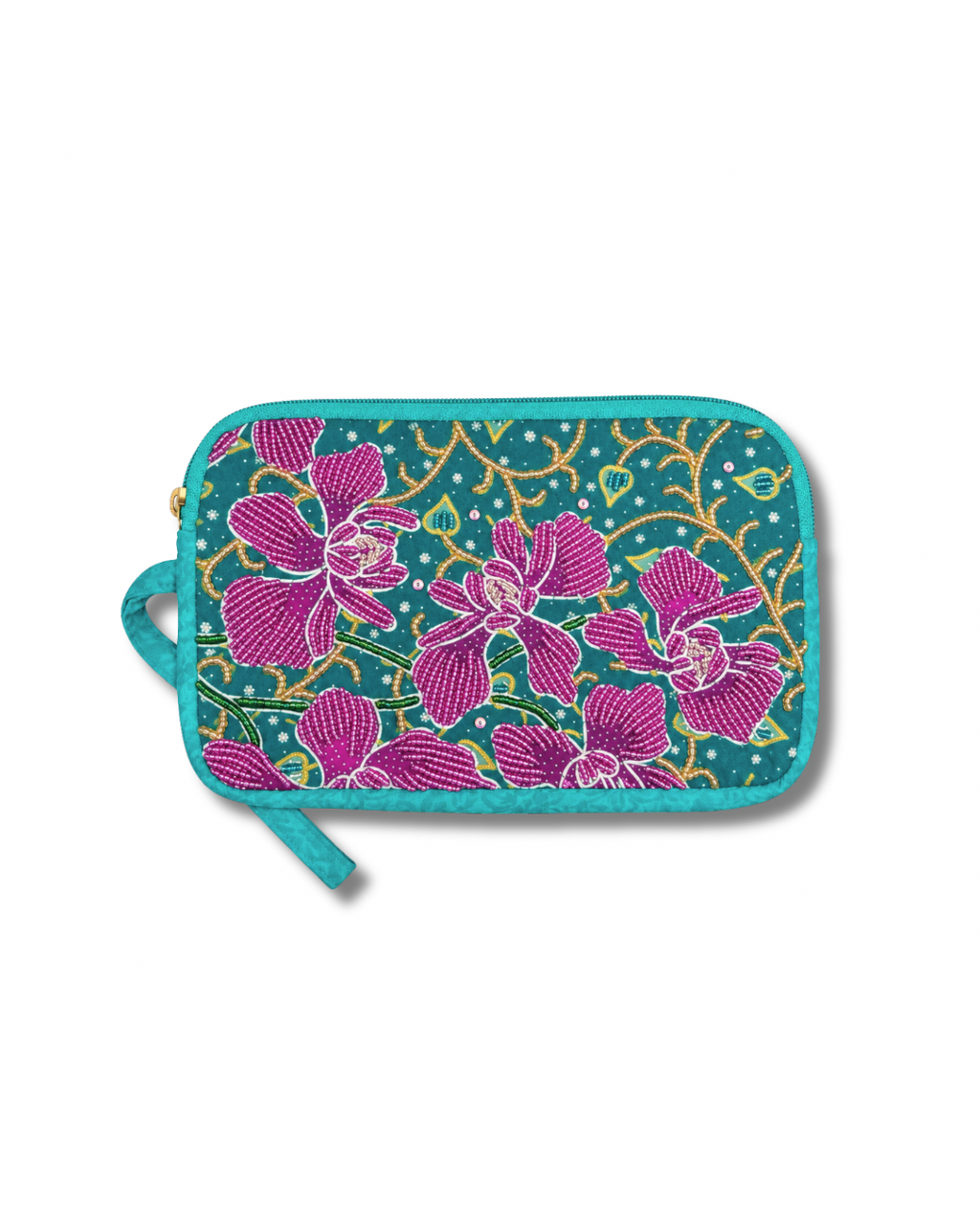 Orchid 2-Layer Wristlet Pouch
