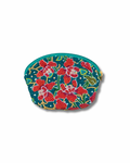 Orchid Fan-Shape Coin Pouch