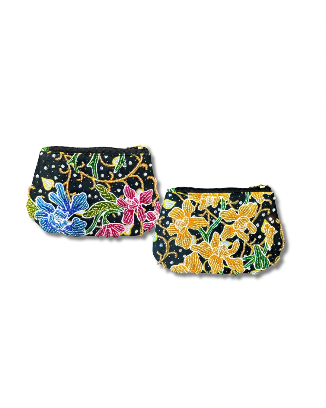 Orchid Coin Pouch
