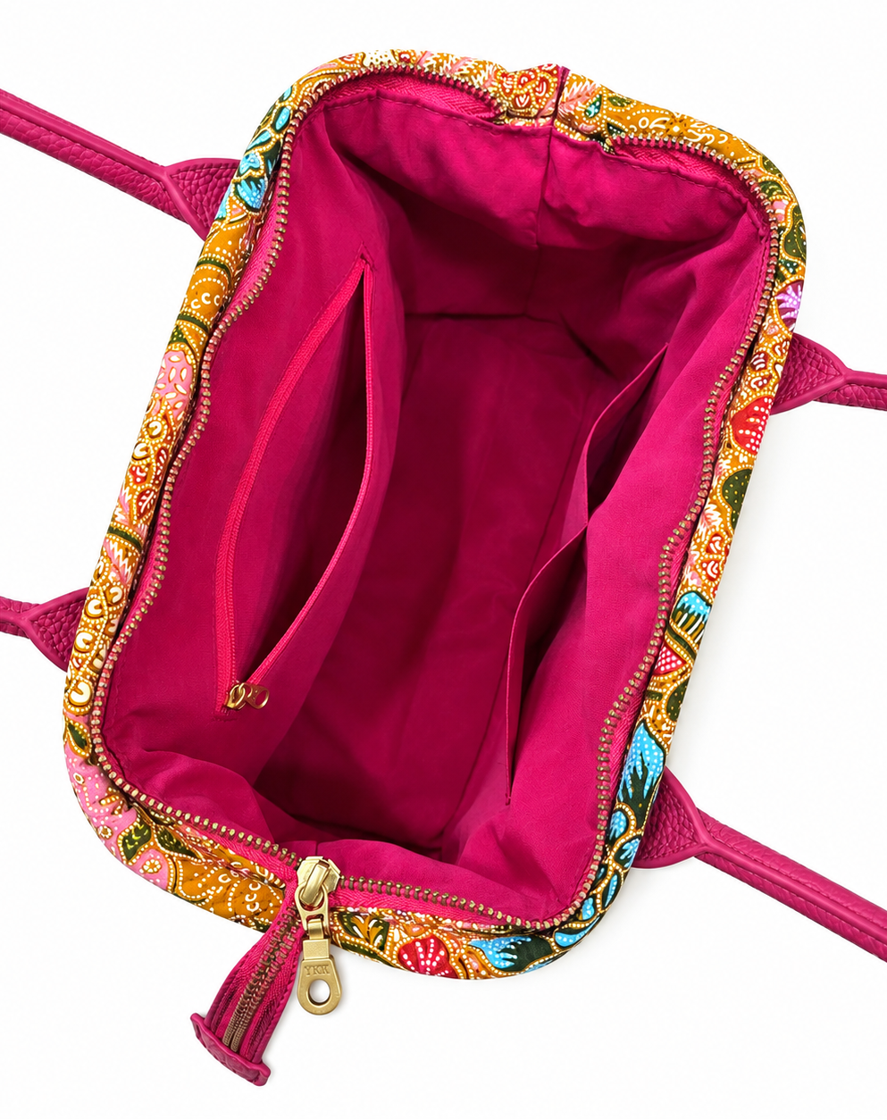 (SHBLDB-PNK-PF) Pink Leather Doctor Bag Peony Flower