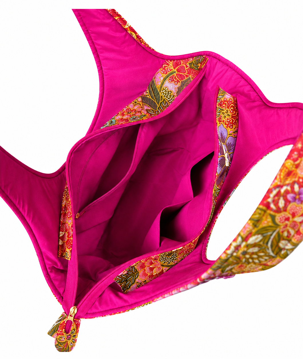(TTCOTB-PF-PNK) Pink Peony Flower Oval Tote Bag