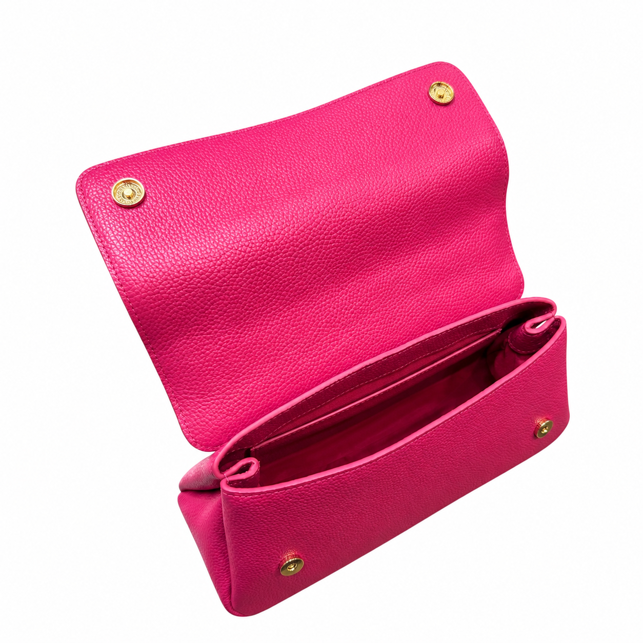 (CBLGB-PFPNKTUR-PNK) Pink Turquoise Peony Flower Pink Leather Gusset Shoulder & Crossbody Bag
