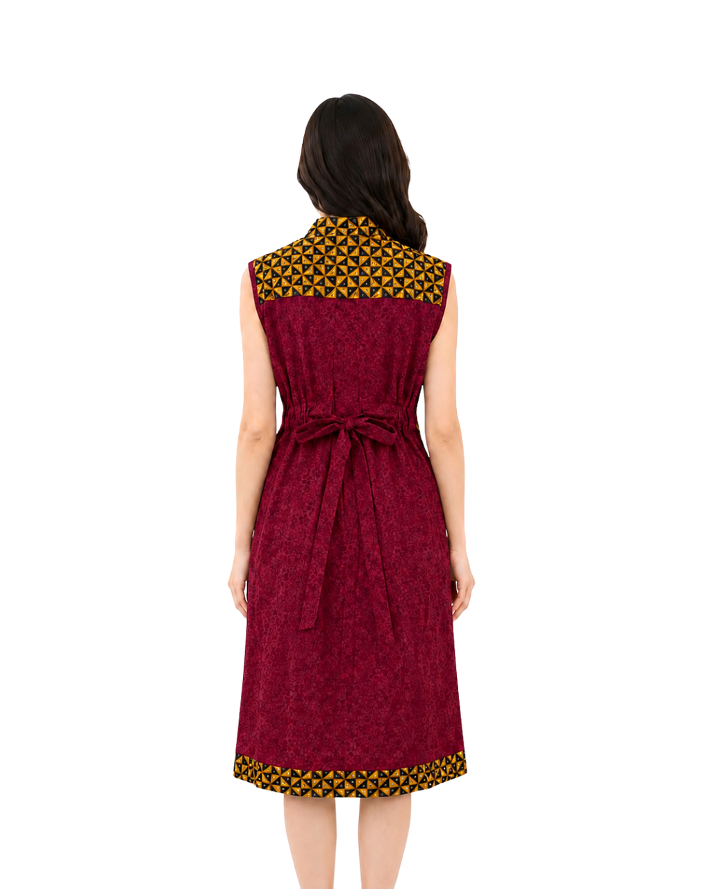 (DCD-ORREDTURBLU-MAR) Red Turquoise Blue Orchid Maroon Cheongsam Dress