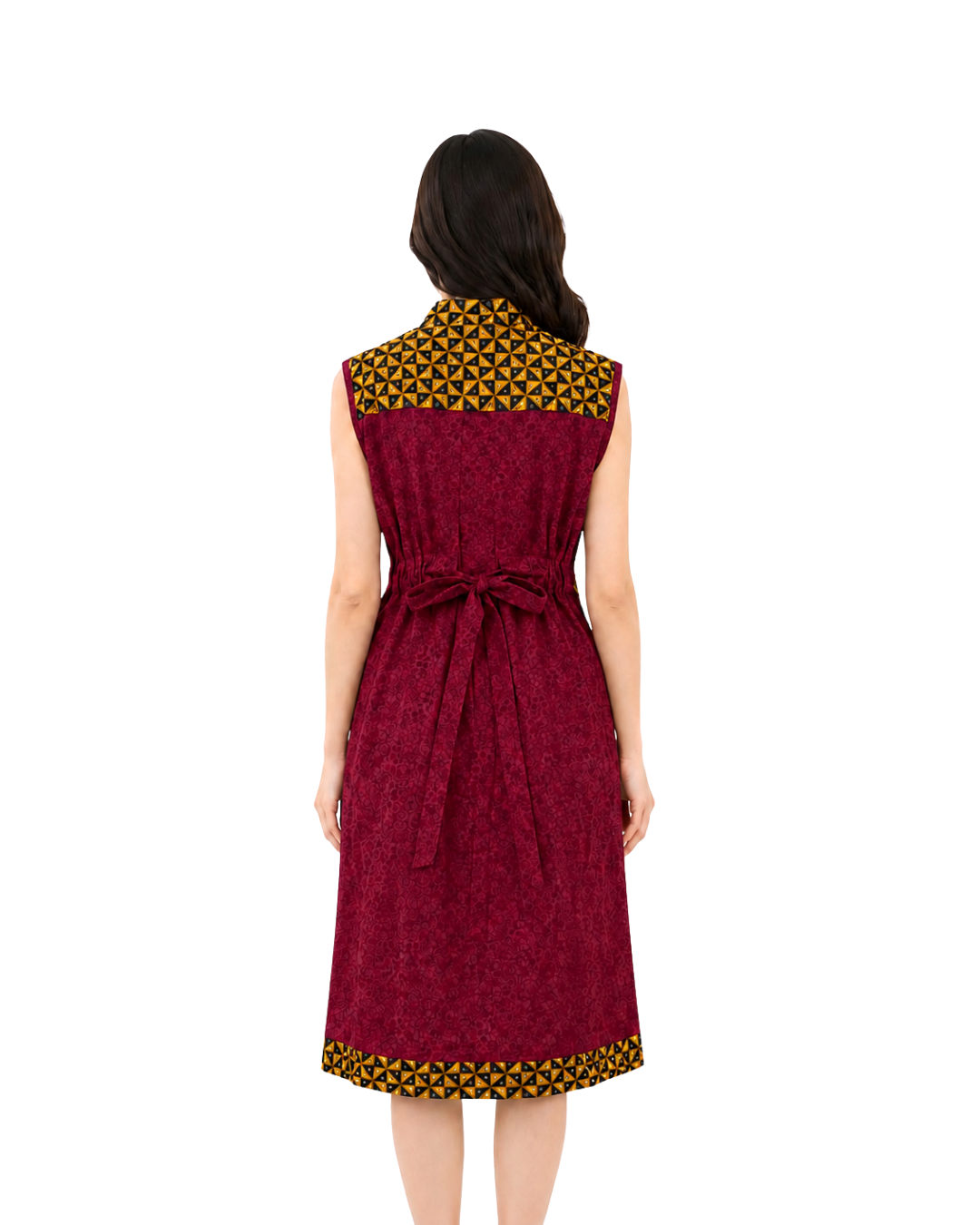 (DCD-ORREDTURBLU-MAR) Red Turquoise Blue Orchid Maroon Cheongsam Dress