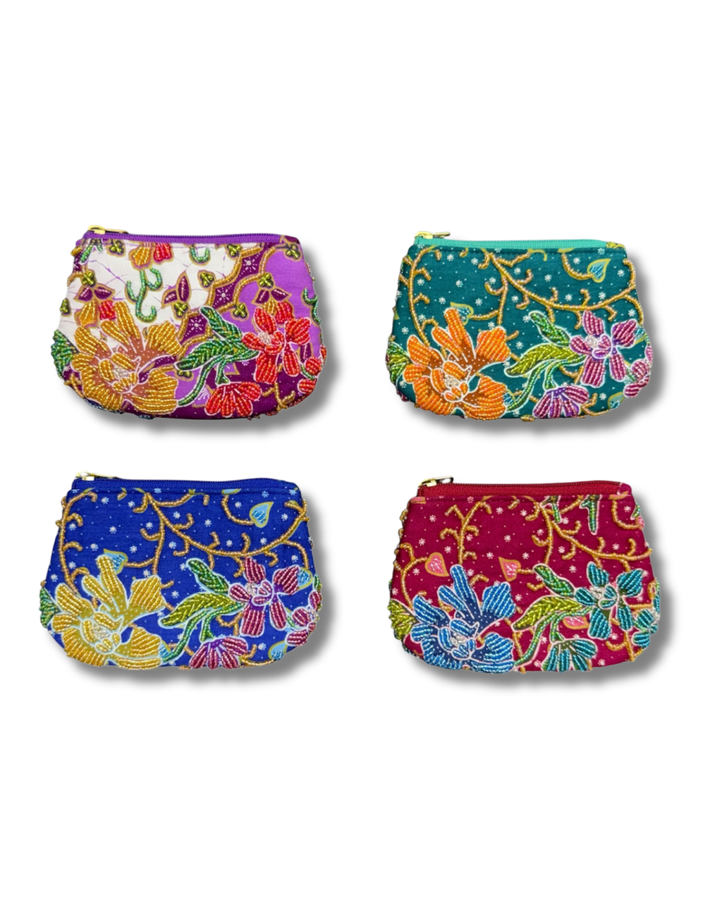 Orchid Coin Pouch