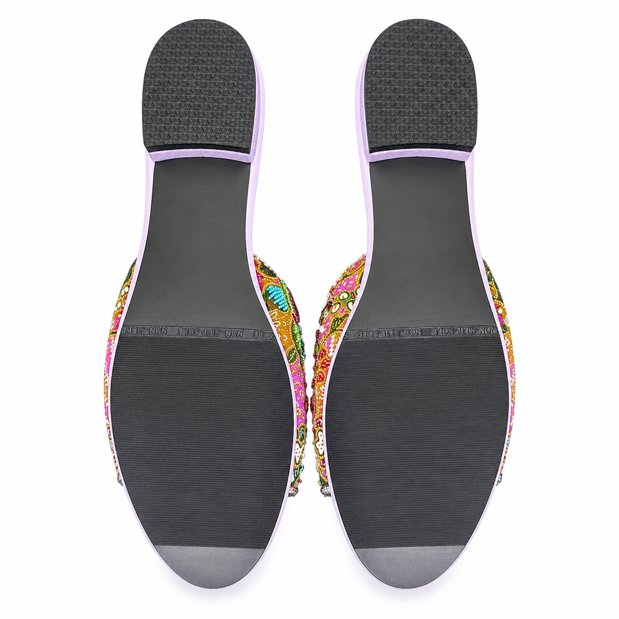 (FPU-PLOPU) Purple Flats - Purple Beaded Flower